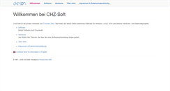 Desktop Screenshot of chzsoft.de